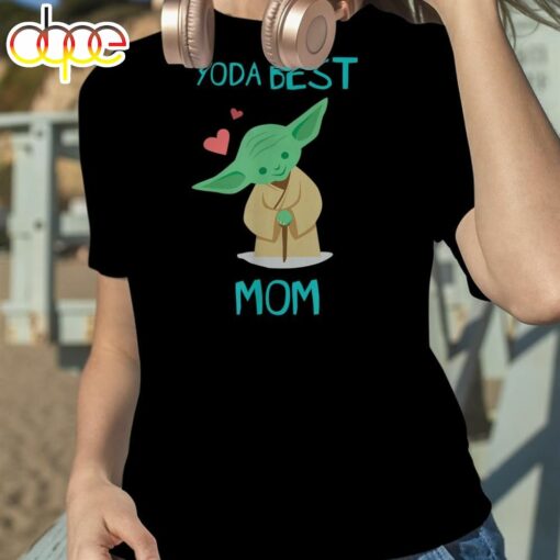 Yoda Best Mom Hearts Mother’s Day T Shirt