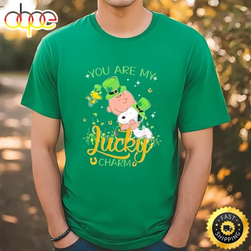 You Are My Lucky Charm Saint Patricks Day Snoopy Dog Shirt