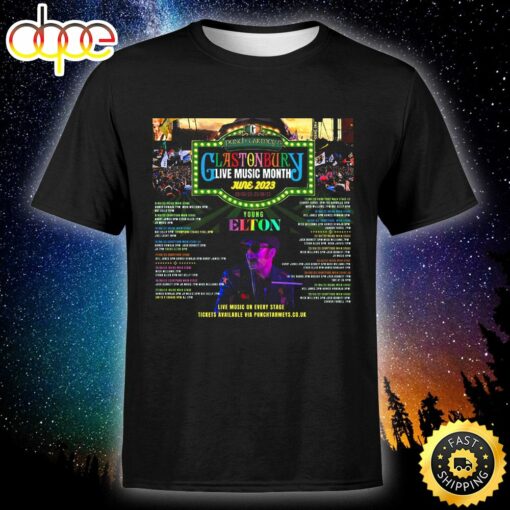 Young Elton – The Tribute Show June 2023 Unisex T-shirt