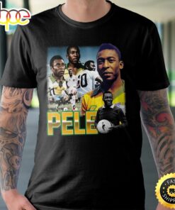 Young Pele’ The Legend Brazil Football Player Color Effect Art Design T-Shirt