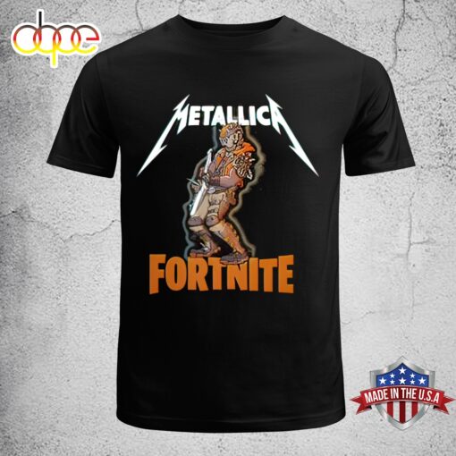 Youth Fortnite X Metallica Fire Unisex T-Shirt