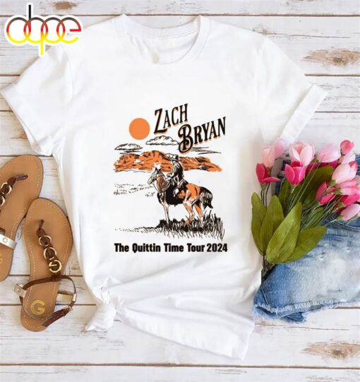 Zach Bryan The Quittin Time Tour 2024 Shirt