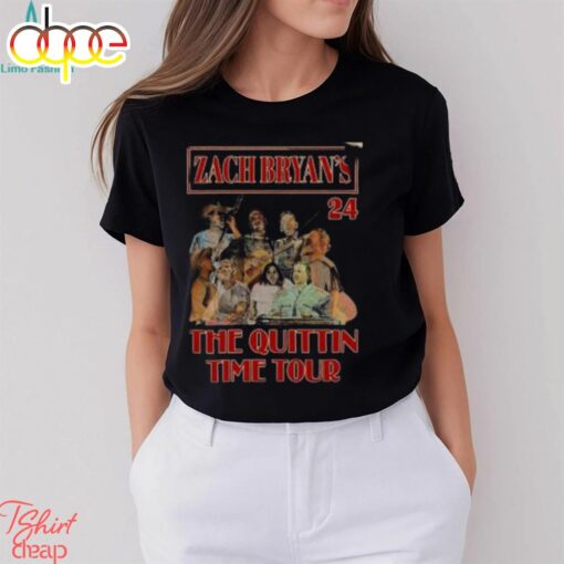 Zach Bryan Tour 2024 With Special Guests Merch, Zach Bryan The Quittin Time Tour 2024 Shirt