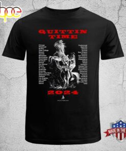 Zach Bryan Tour 2024 Zach Bryan The Quittin Time Tour 2024 T-shirt
