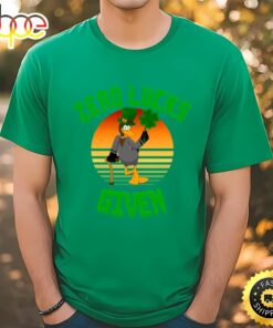 Zero Lucks Given Funny St Patricks Day T-Shirt
