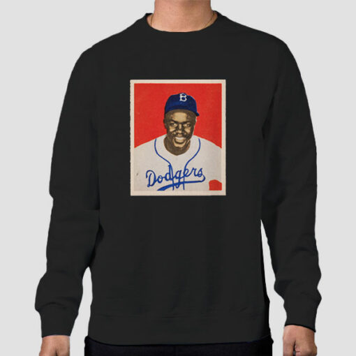 1949 Bowman Jackie Robinson Sweatshirt Cheap