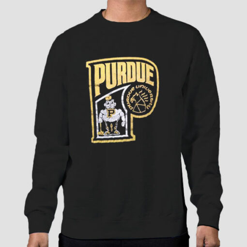 80s University Vintage Purdue Sweatshirt Cheap