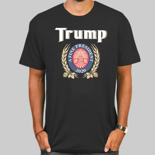 A Fine President Trump Miller Lite Sweatshirt Cheap