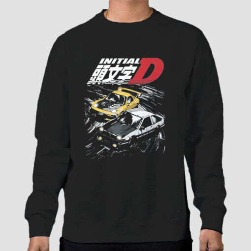 Aesthetic Anime Initial D Sweatshirt Cheap