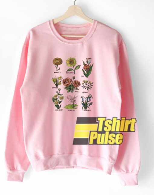 Aesthetic Plant Flowers sweatshirt