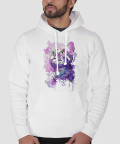 Aesthetic Purple Cat Sweatshirt Cheap