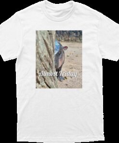 Almost Friday Moo Deng Peek Tee