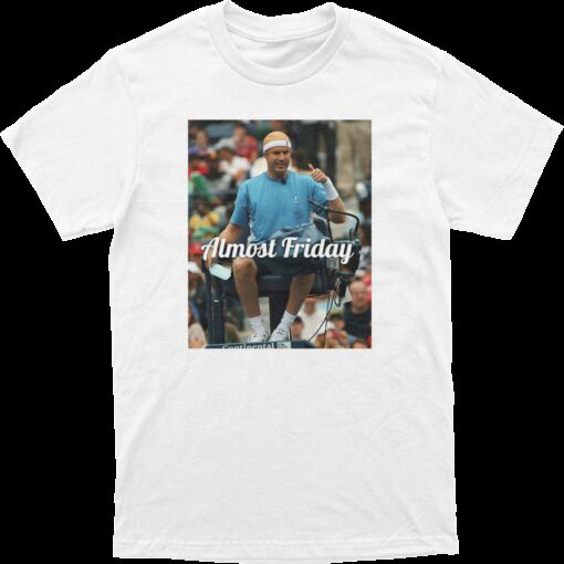 Almost Friday Will Ferrell Bald Tennis Tee