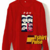Anime Girl Red Lipstick sweatshirt