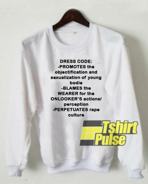 Anti Dress Code sweatshirt