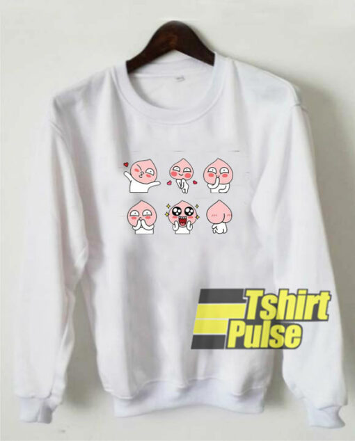 Apeach Kawaii sweatshirt