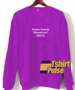 Ariana Grande Sweetener Purple sweatshirt