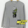 Baby Groot hug weed sweatshirt