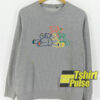 Bear Print Grey sweatshirt