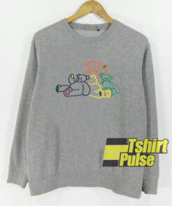 Bear Print Grey sweatshirt