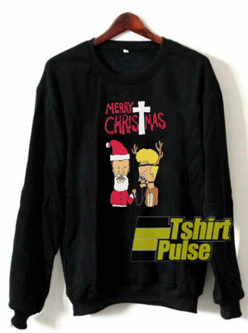 Beavis and Butthead Merry Christmas sweatshirt