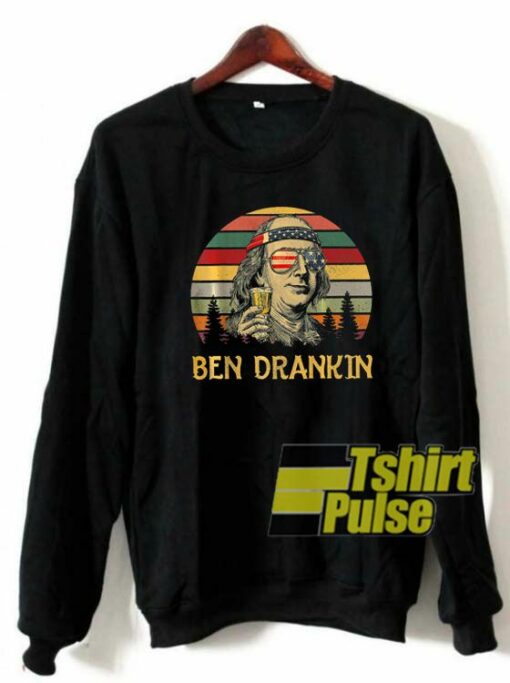 Ben Drankin 4th Of July Vintage sweatshirt Cheap 01