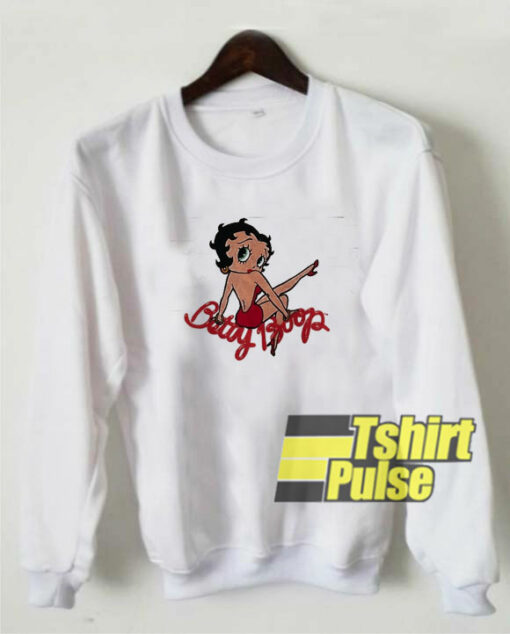 Betty Boop Graphic Cartoon sweatshirt