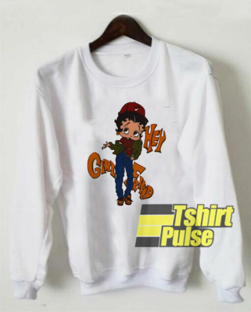 Betty Boop Hey Girl Friend sweatshirt