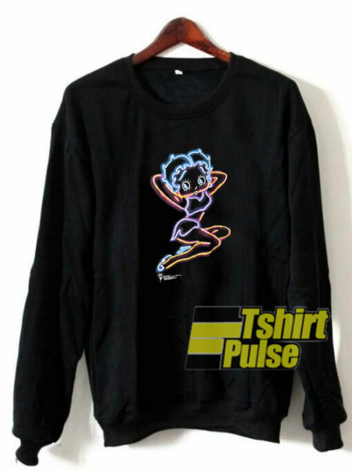 Betty Boop Neon Graphic sweatshirt