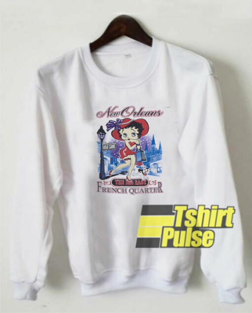 Betty Boop New Orleans sweatshirt