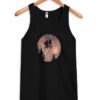 Black Bleach Tank Top