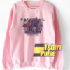 Black Pink Graphic sweatshirt