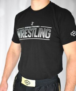Black and Gold Wrestling T-shirt