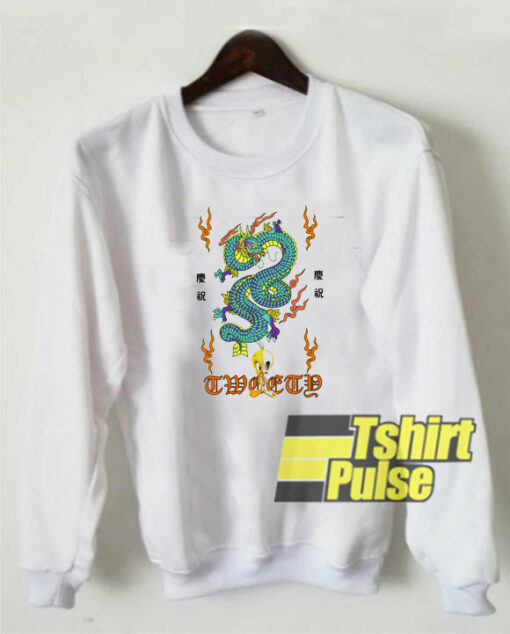 Blue Dragon And Tweety sweatshirt