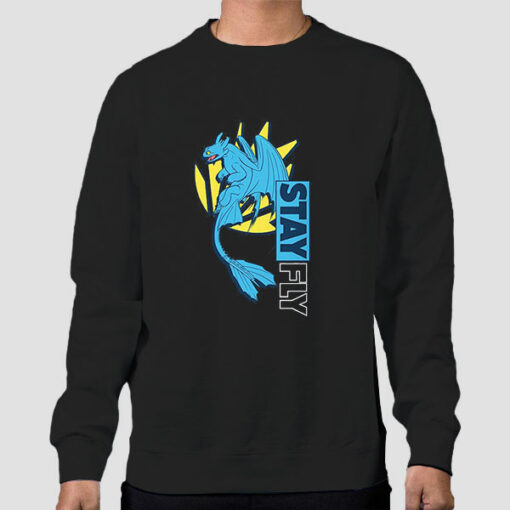 Blue Dragon Stay Fly Sweatshirt Cheap