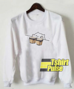 Bongo Cat With Bongos sweatshirt