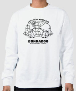 Bonnaroo Merch Love Your Neighbors Camp Sweatshirt Cheap Bonnaroo Merch Love Your Neighbors Camp Sweatshirt Cheap