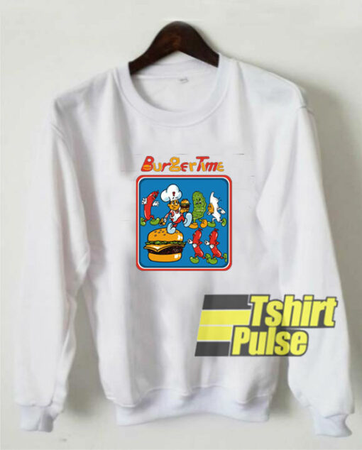 Burger Time sweatshirt