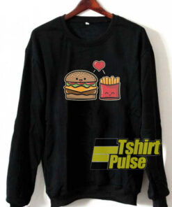 Burger and Fries sweatshirt