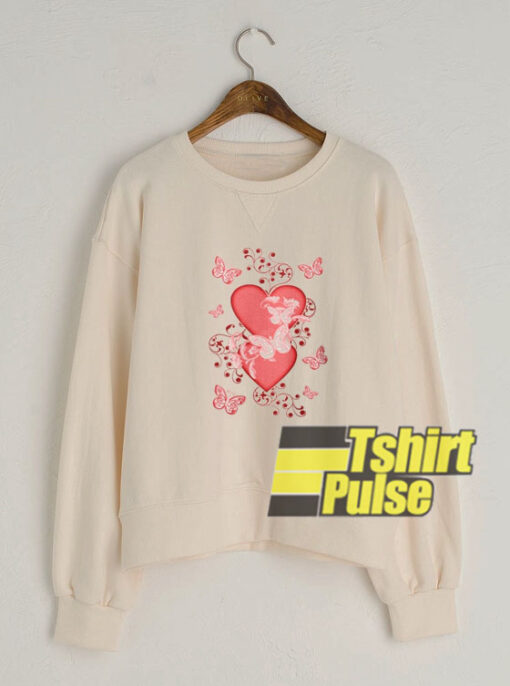 Butterfly Hearts sweatshirt