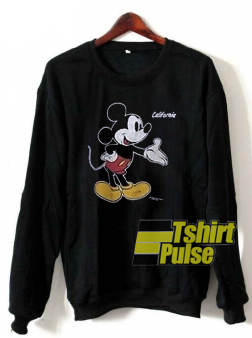 California Mickey Mouse sweatshirt