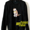 Calvin And Hobbes Hugging sweatshirt