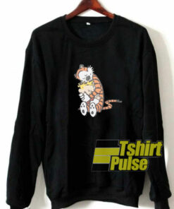 Calvin And Hobbes Hugging sweatshirt