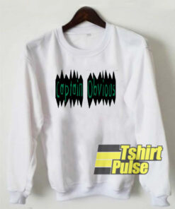 Captain Obvious Zigzag sweatshirt