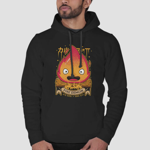 Cartoon Est 2004 Demon Fire Hoodie Cheap