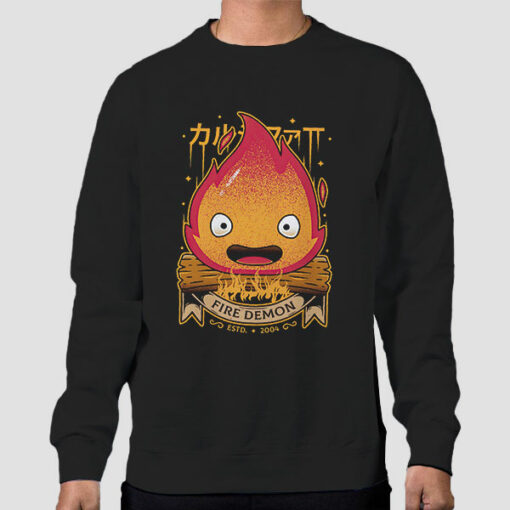 Cartoon Est 2004 Demon Fire Hoodie Cheap