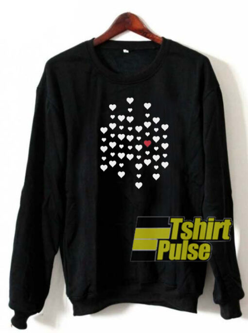 Cascading Hearts sweatshirt