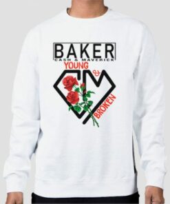 Cash and Maverick Merch Young Broken Rose Sweatshirt Cheap 3 Cash and Maverick Merch Young Broken Rose Sweatshirt Cheap 4