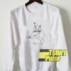 Cat Licking Butt sweatshirt