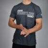 Charcoal Outlined Jordan Trained Wrestling t-shirt